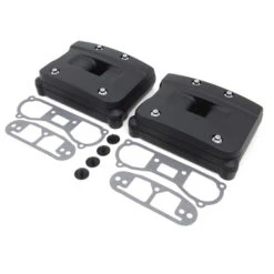 Black Rocker Box Cover Set 84-91 Big Twin Models 5 Black Rocker Box Cover Set 84-91 Big Twin Models -Maxima Store 111 0099 2
