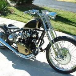 Chrome Springer Kit For Yamaha XS650 Stock Length 8 Chrome Springer Kit For Yamaha XS650 Stock Length -Maxima Store 113 0003.2