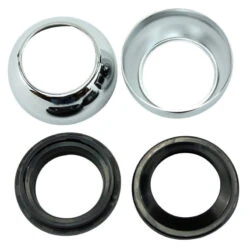 39mm Chrome Fork Boots And Seals For Sportster Models