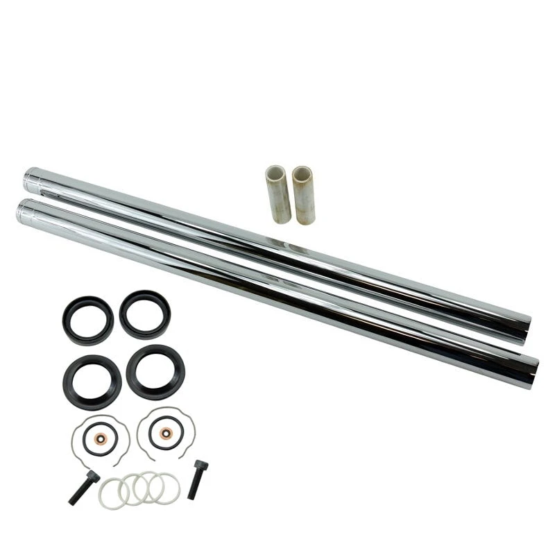 Extended Fork Tube Kit +4" 39mm For Sportster/ Dyna Narrow Glide 3 Extended Fork Tube Kit +4" 39mm For Sportster/ Dyna Narrow Glide