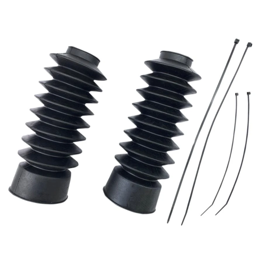 41mm Fork Boot Gaiters For Harley Models - 9" Long 3 41mm Fork Boot Gaiters For Harley Models - 9" Long