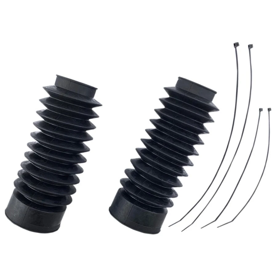 49mm Fork Boot Gaiters For Harley Models - 9" Long 3 49mm Fork Boot Gaiters For Harley Models - 9" Long