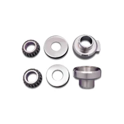 Chrome Neck Cup Kit W/ Fork Stops For Harley Davidson Big Twins