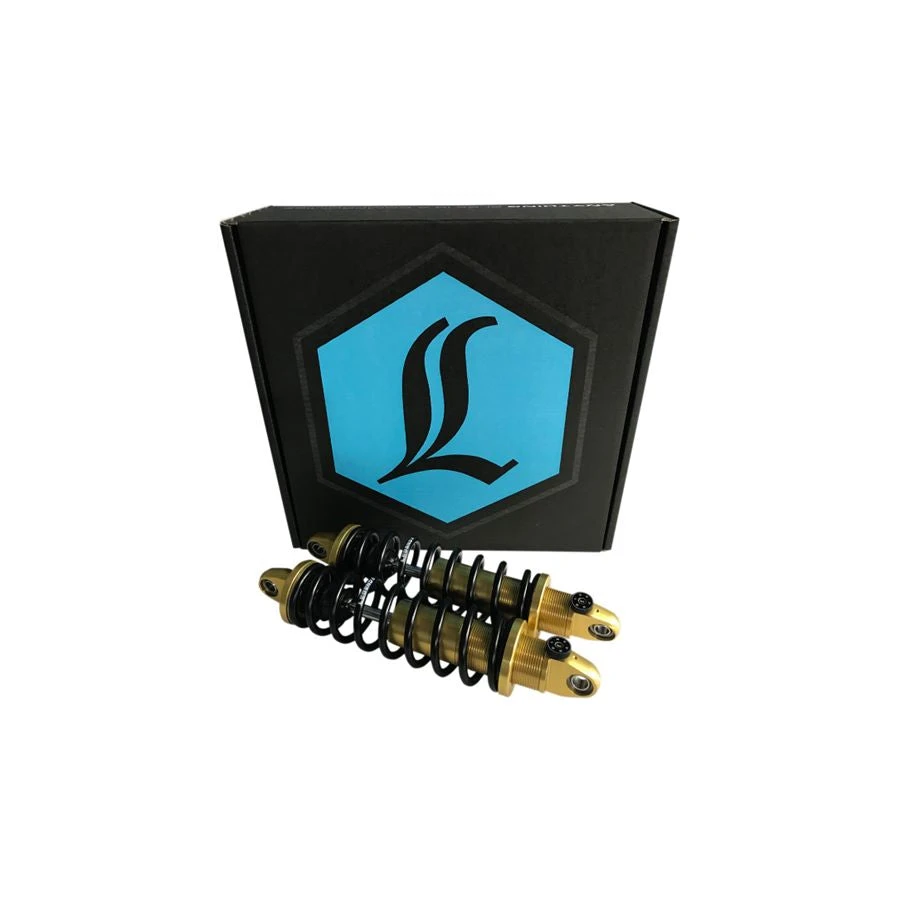 Legend 13" Revo-A Coil Shocks 1999-2017 Harley Dyna - Gold 3 Legend 13" Revo-A Coil Shocks 1999-2017 Harley Dyna - Gold