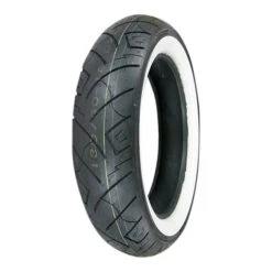 Shinko 130/90-16 Rear White Wall Tire 777 HD