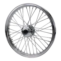 Chrome Front 40 Spoke Wheel 21 "x 2.15" (fits Harley FX,Sportster 1984-1999) Billet Hub 8 Chrome Front 40 Spoke Wheel 21 "x 2.15" (fits Harley FX,Sportster 1984-1999) Billet Hub -Maxima Store 115 0048