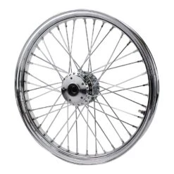 Chrome Front 40 Spoke Wheel 21 "x 2.15" (fits Harley FX,Sportster 1984-1999) Billet Hub