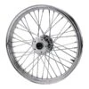 Chrome Front 40 Spoke Wheel 19" X 2.15" (fits Harley FX, Sportster 1984-1999) Billet Hub