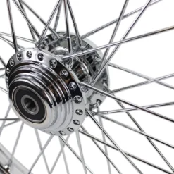Chrome Front 40 Spoke Wheel 21 "x 2.15" (fits Harley FXD 2000-03,Sportster 2000-07) Billet Hub -Maxima Store 115 0052c