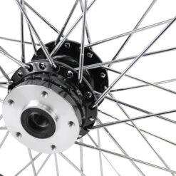 Black Front 40 Spoke Wheel 21 "x 2.15" Fits Harley FXST, FXDWG, 1984-1999 Fits Moto Iron Springers -Maxima Store 115 0057a