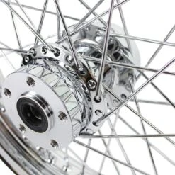 Moto Iron Complete 16 X 3 Rear Wheel For 1979-1999 Harley--Davidson - Chrome -Maxima Store 115 0059c