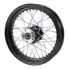 Black Rear 40 Spoke Wheel 16"x3" (fits Harley FLT 00-01, FXST 00-07, Dyna 00-05, Sportster 00-04) -Maxima Store 115 0062c