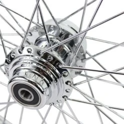 Chrome Front 40 Spoke Wheel 21"x2.15" (fits Harley Softail 2000-2006, Dyna FXDWG 2000-2005) -Maxima Store 115 0063b