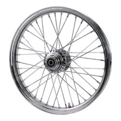 Chrome Front 40 Spoke Wheel 21"x2.15" (fits Harley Softail 2000-2006, Dyna FXDWG 2000-2005) -Maxima Store 115 0063c