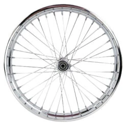 21" Spool Hub Chopper Wheel - Chrome - 5/8 Inch Bearings