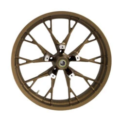 Marlin Precision Cast 3D 18x5.5 Rear Wheel - Bronze - For '08-'23 Bagger With ABS