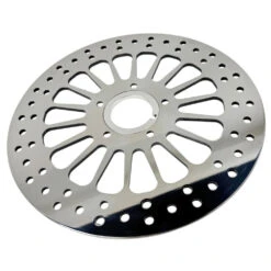 King Spoke 11.5" Front Brake Rotor Harley Softail, Touring, Dyna, & Sportster 84-13 Polished -Maxima Store 116 0058 TC Bros Rotor 2
