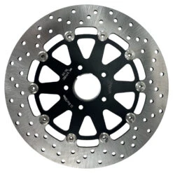 TC Bros. 12.6in Oversized Front Floating Brake Rotor Fits 84-up Harley Models