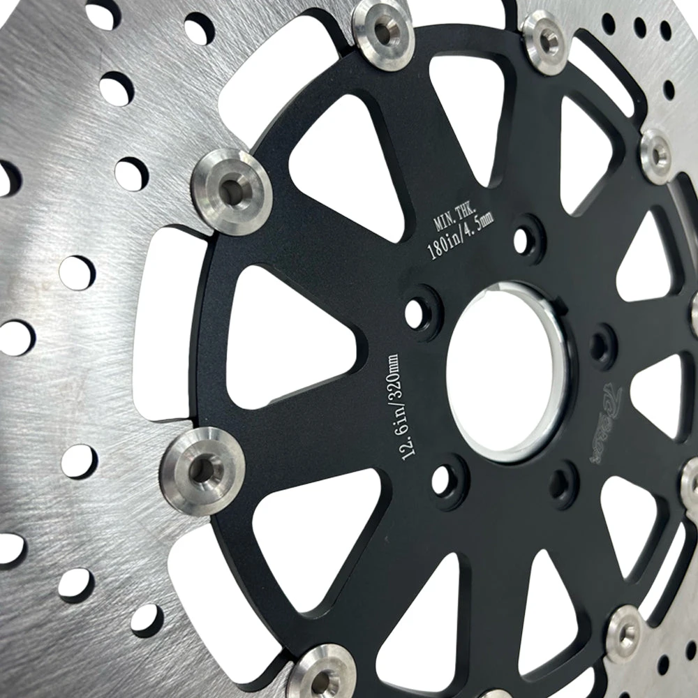 TC Bros. 12.6in Oversized Front Floating Brake Rotor Fits 84-up Harley Models 4 TC Bros. 12.6in Oversized Front Floating Brake Rotor Fits 84-up Harley Models - Image 2