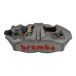 Brembo M4 Radial Brake Caliper Left Side Silver 4 Piston.