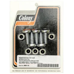 Colony #9807-10 Disc Rear Brake Rotor Torx Bolt Set Chrome 43567-92