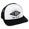 TC Bros. Diamond Trucker Hat - White/Black -Maxima Store 117 0078 1