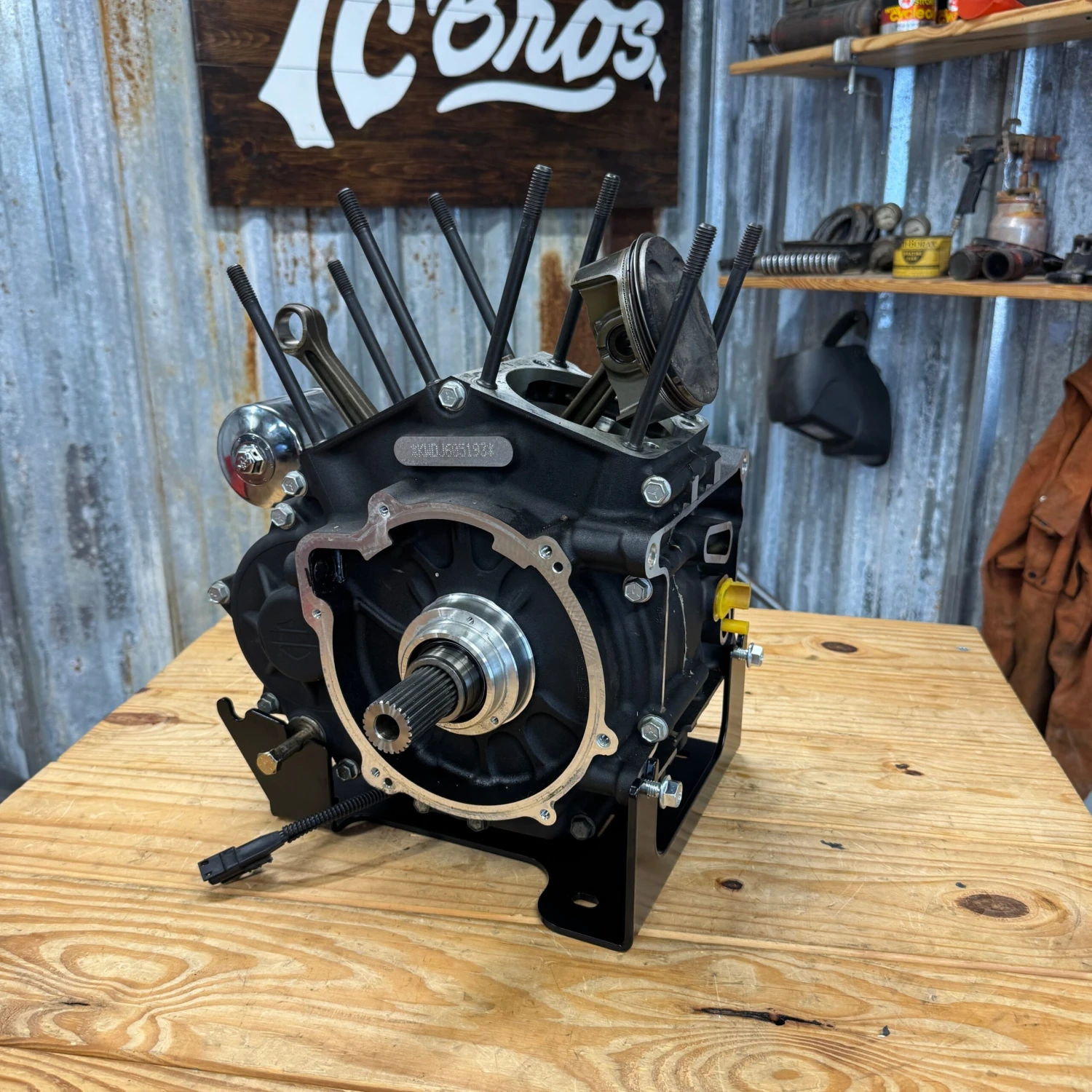 TC Bros. Engine Stand For 2017-up Harley Milwaukee Eight Motor Bagger And M8 Softail 5 TC Bros. Engine Stand For 2017-up Harley Milwaukee Eight Motor Bagger And M8 Softail - Image 3