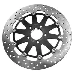 TC Bros. 12.6in Oversized Rear Floating Brake Rotor Fits 84-up Harley Models