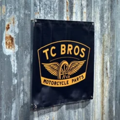 TC Bros. Winged Wheel Banner 2ftx2ft