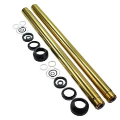 Gold Titanium Nitride Coated Fork Tubes "Stock Length" 41mm For FXST/ FXDWG Dyna Wide Glide