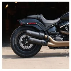 GRAND NATIONAL® SLIP-ONS For M8 FAT BOB® MODELS - Black -Maxima Store 550 0734 4