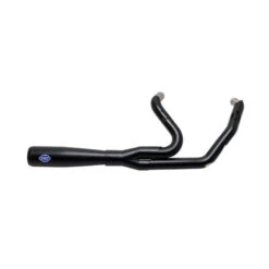S&S Cycle Diamondback 2-1 Exhaust System, Guardian Black With Black Endcap For 2017-'24 M8 Touring M