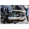 Brushed Stainless Qualifier 2 Into 1 Exhaust System For 2006-2017 Harley Davidson Dyna Models -Maxima Store 550 1097 3
