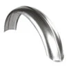 6" Wide Raw Steel Ribbed Bobber Fender -Maxima Store 6inch1
