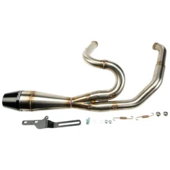 Sawicki - Shorty 2 Into 1 Pipe '17-UP M8 Touring Models -Stainless