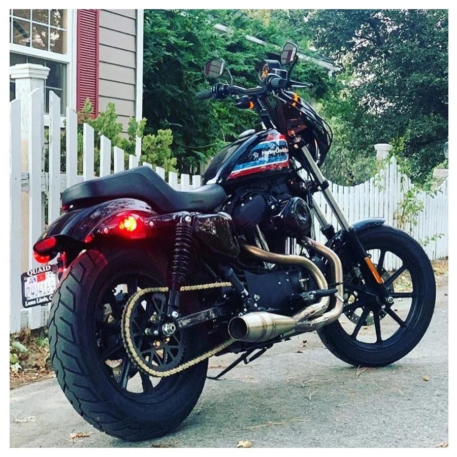 Sawicki - Cannon 2 Into 1 Pipe Fits '04-'21 Sportster Models -Stainless 4 Sawicki - Cannon 2 Into 1 Pipe Fits '04-'21 Sportster Models -Stainless - Image 2