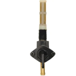 1/4" Petcock Fuel Valve - Straight - Black