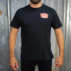 Winged Wheel - Black Tee - (Front Print)