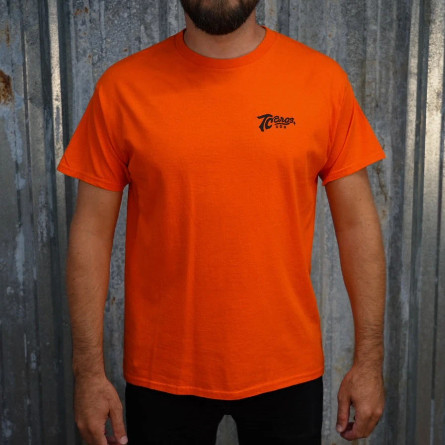 Script - Orange Tee (Front/Back Print) 3 Script - Orange Tee (Front/Back Print)
