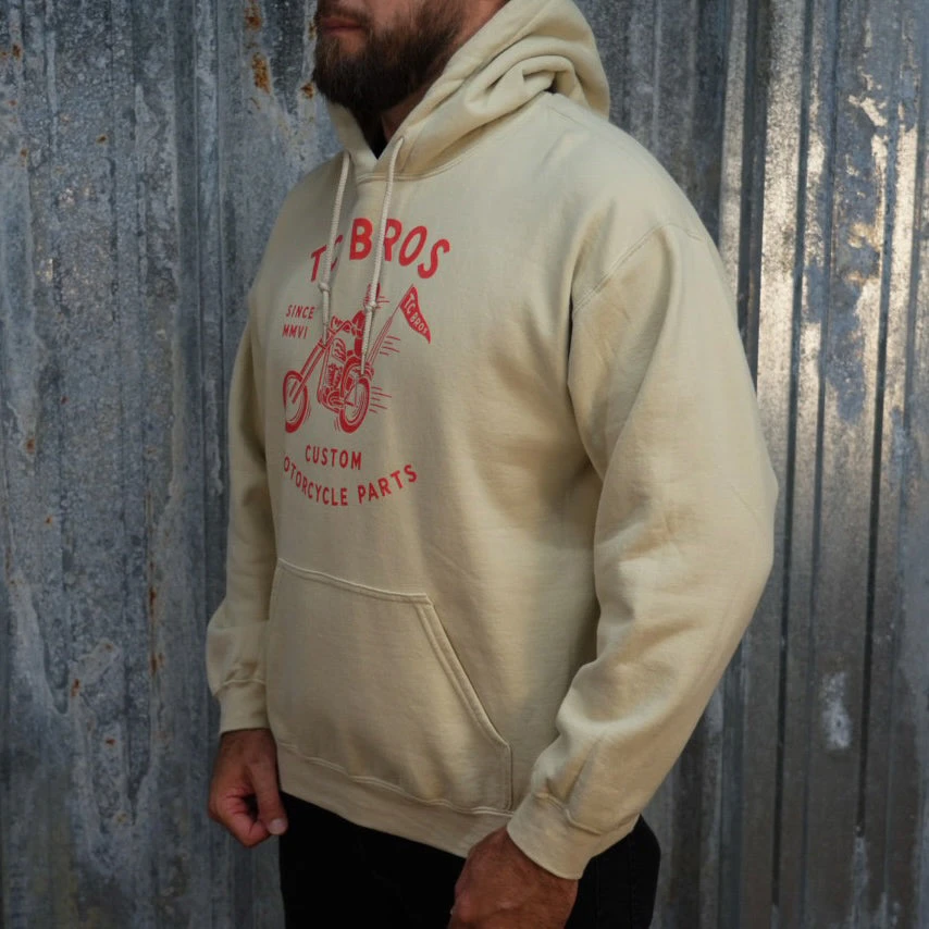 Rider Hoodie - Sand 4 Rider Hoodie - Sand - Image 2