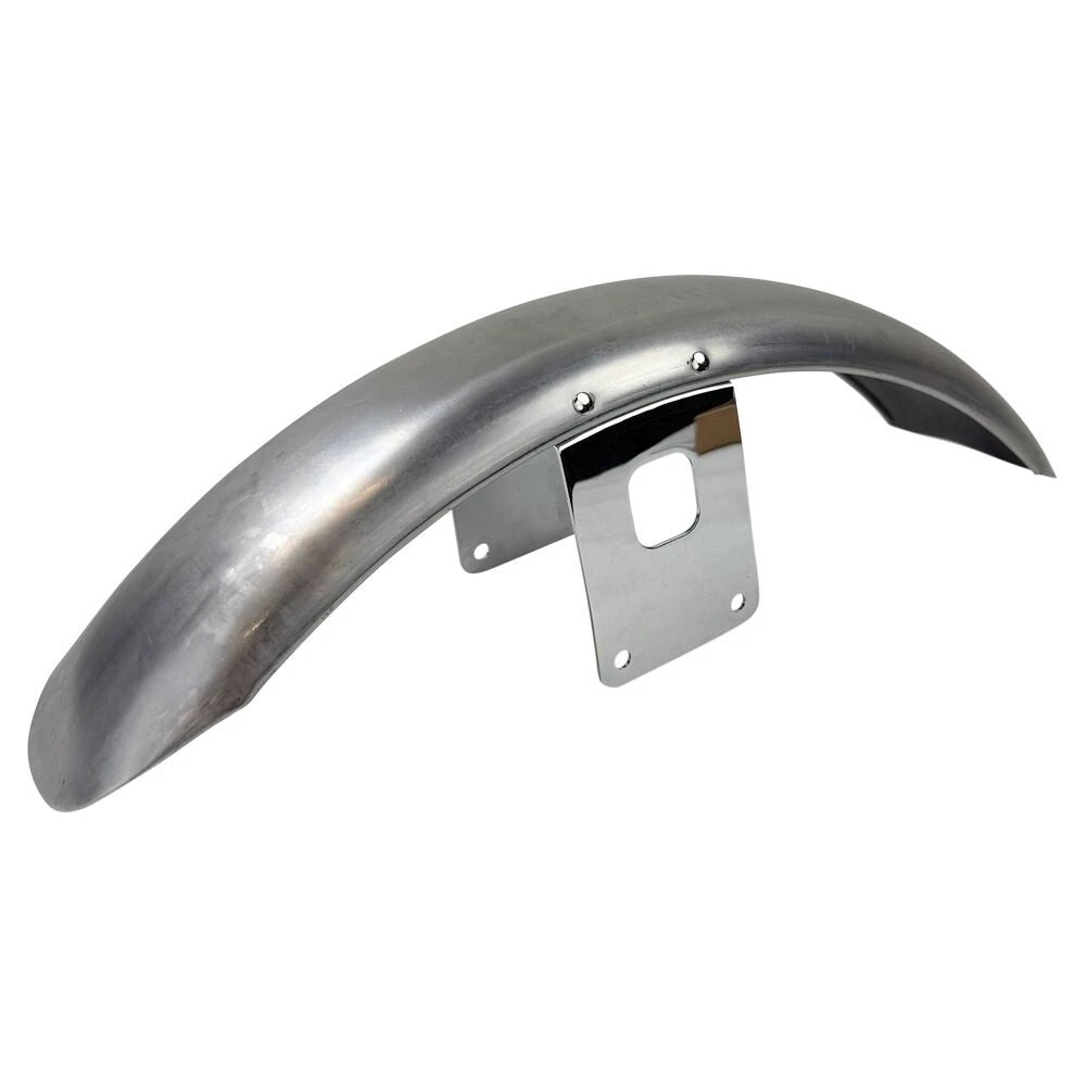 Plain Narrow Front Fender For Sportster Fits 35mm & 39mm Front Ends W/ 18, 19 Or 21 In Narrow Rims 4 Plain Narrow Front Fender For Sportster Fits 35mm & 39mm Front Ends W/ 18, 19 Or 21 In Narrow Rims - Image 2