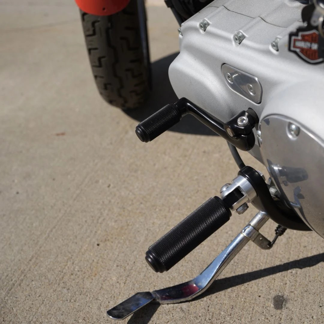 TC Bros. Nomad Shift Peg For Harley Models - Knurled - Black (sold Each) 4 TC Bros. Nomad Shift Peg For Harley Models - Knurled - Black (sold Each) - Image 2