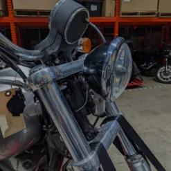 TC Bros. Bottom Mount Harley Headlight Bracket - Black -Maxima Store PXL 20241003 204641484 2 scaled