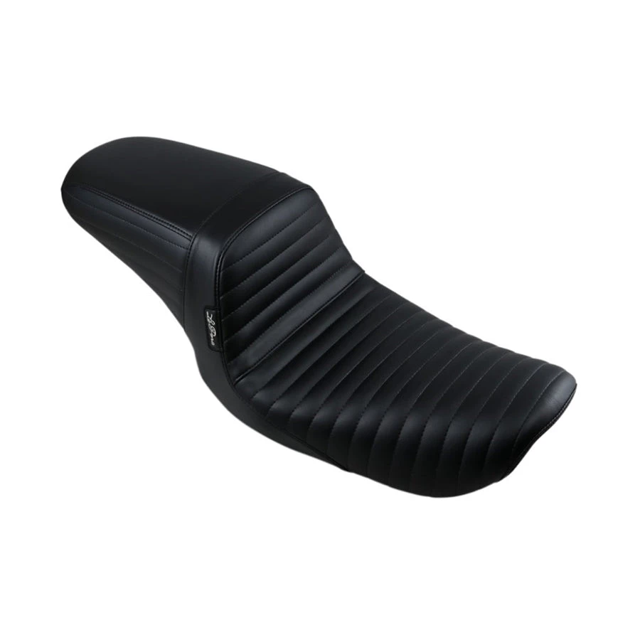 Le Pera Kickflip Seat - Pleated - Black - FXD '04-'05 4 Le Pera Kickflip Seat - Pleated - Black - FXD '04-'05 - Image 2
