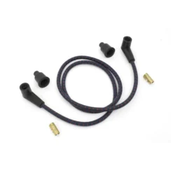 Cloth Braded Spark Plug Wire Kit 7mm - Navy Blue W/Red Tracer -Maxima Store Sparkplugwire 26465e72 9c57 454b b784 904d640569b3