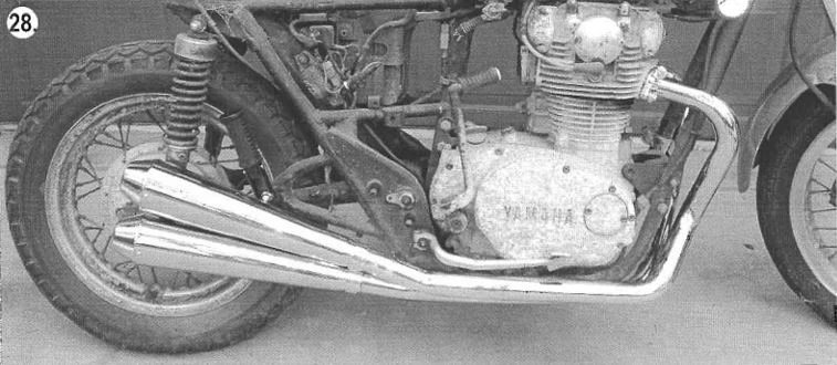 XS650 Ascot Exhaust System - 1974-1979 Standards 4 XS650 Ascot Exhaust System - 1974-1979 Standards - Image 2