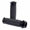 Avon Custom Contour 1" Black Grips Fits Harley Single Or Dual Exterior Throttle Cables -Maxima Store avont