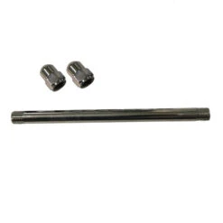 Moto Iron Springer Axle & Nuts Set - 3/4" Diameter