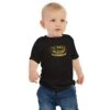 Baby Short Sleeve Tee - Winged Wheel - Black/Gold -Maxima Store baby staple tee black front 660abd93b25f7
