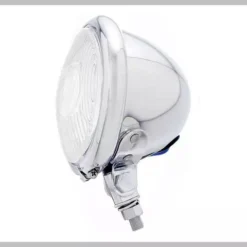 4.5" Vintage Chopper Style Headlight - Chrome -Maxima Store bates